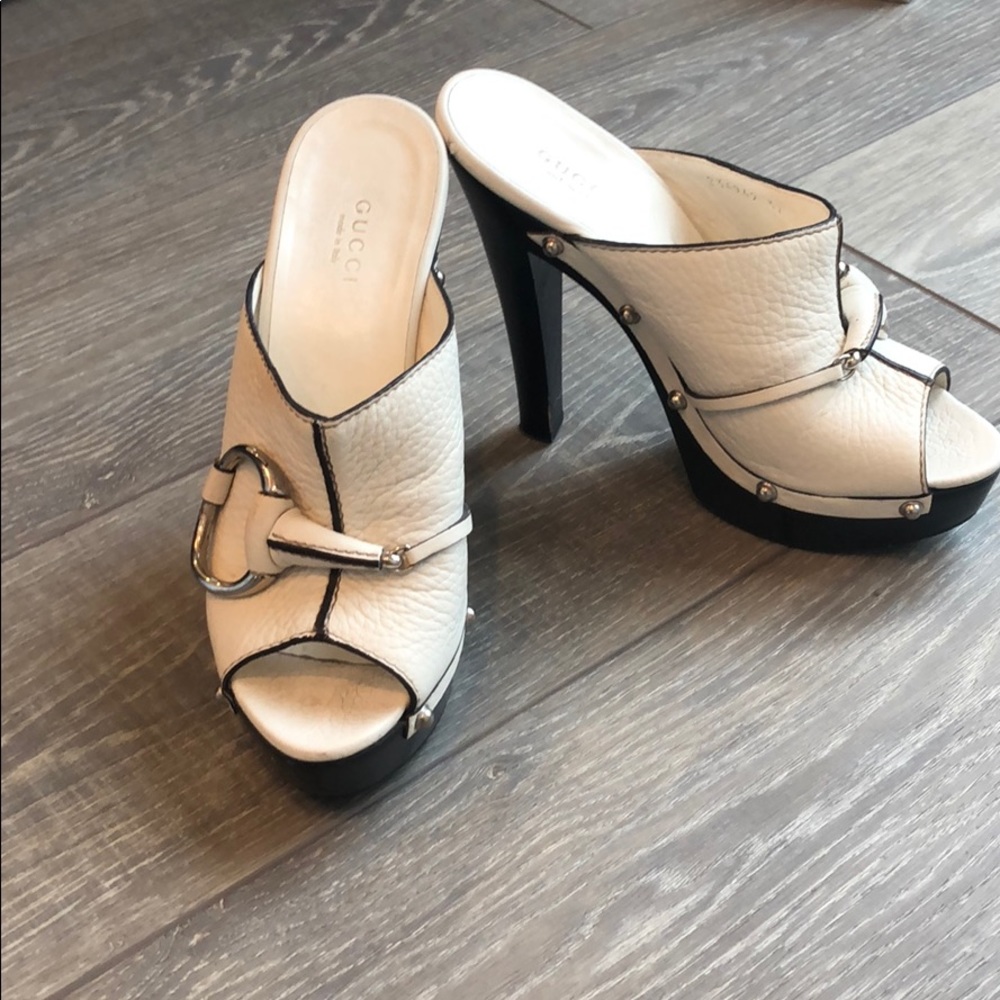 Gucci heels clogs size 7
